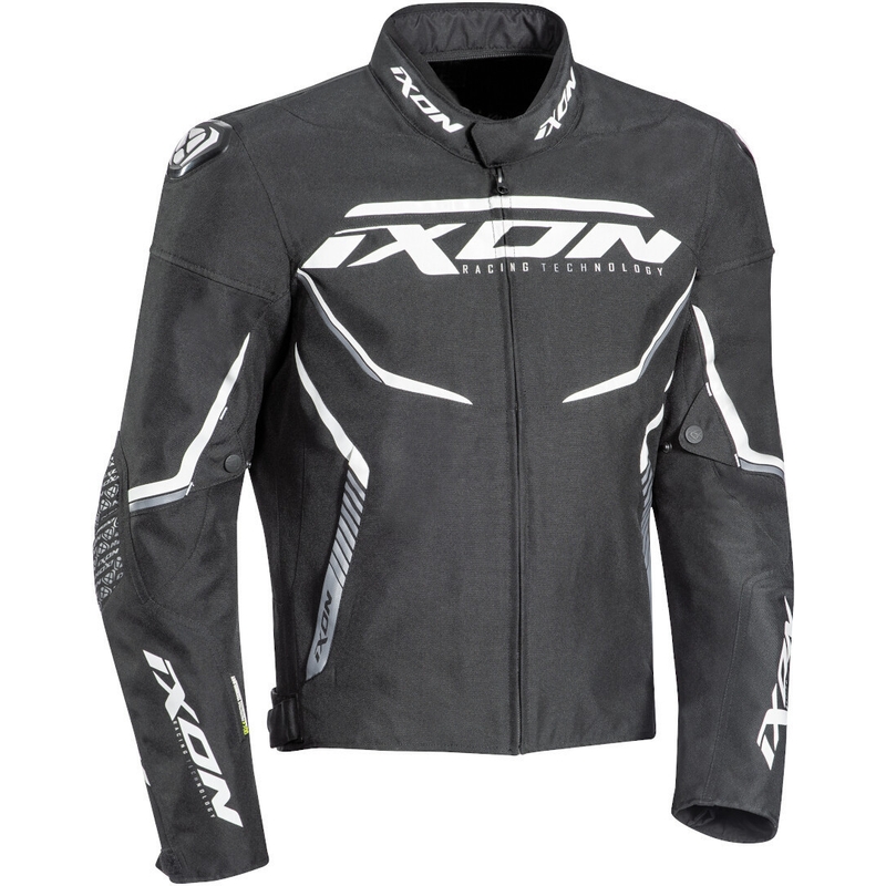 Motorradjacke IXON Swinter Sport schwarz und weiß Ausverkauf