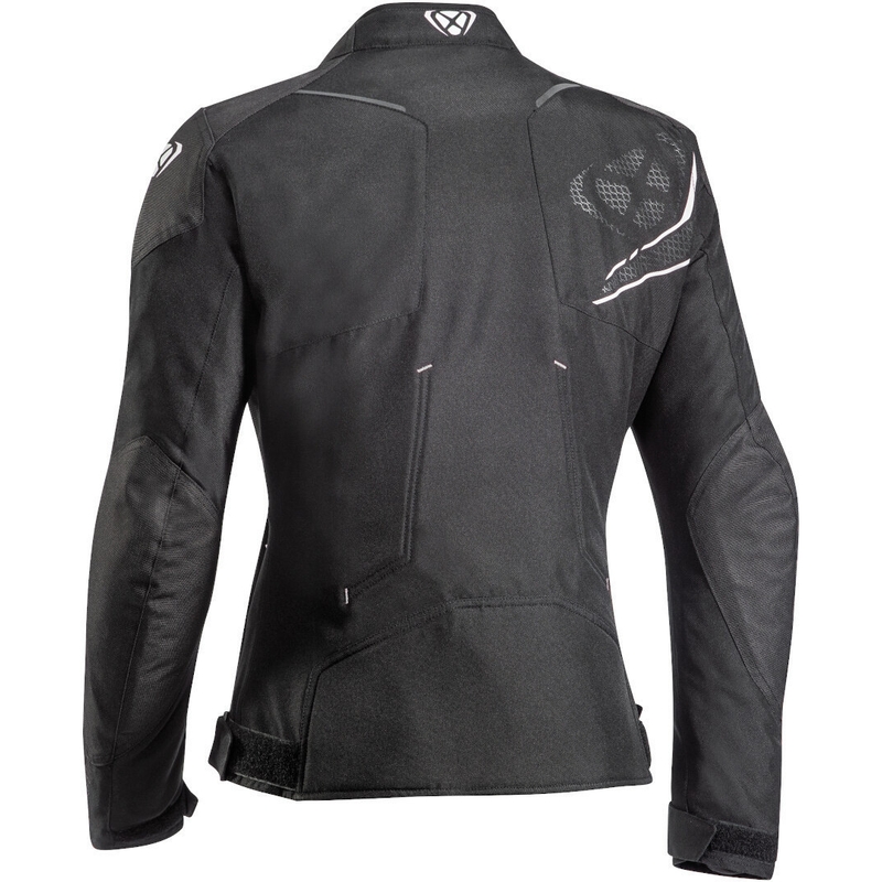 Damen Motorradjacke IXON Luthor schwarz und weiß Ausverkauf