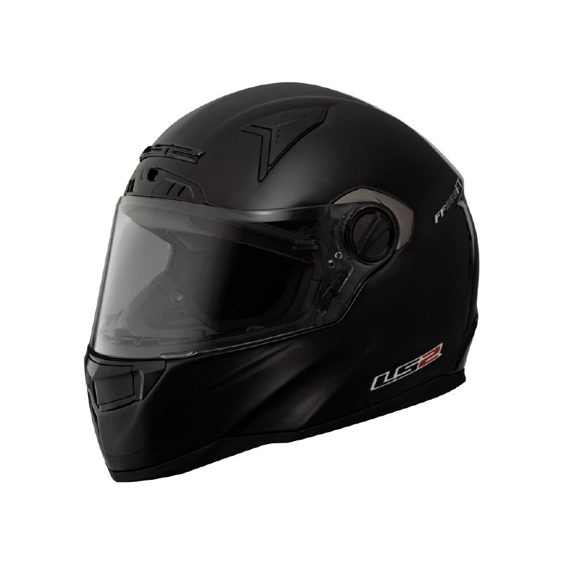 Motorradhelm LS2 FT2 Single Mono Schwarz Matt Ausverkauf