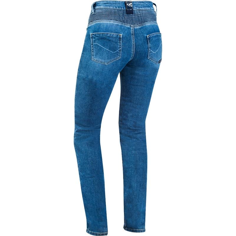 Damen Motorradjeans IXON Cathelyn gewaschen blau Ausverkauf