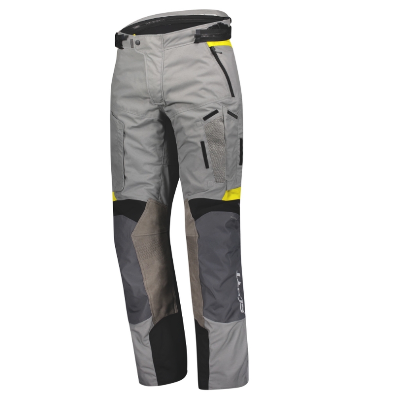 Motorradhose SCOTT Dualraid Dryo grau-gelb Ausverkauf