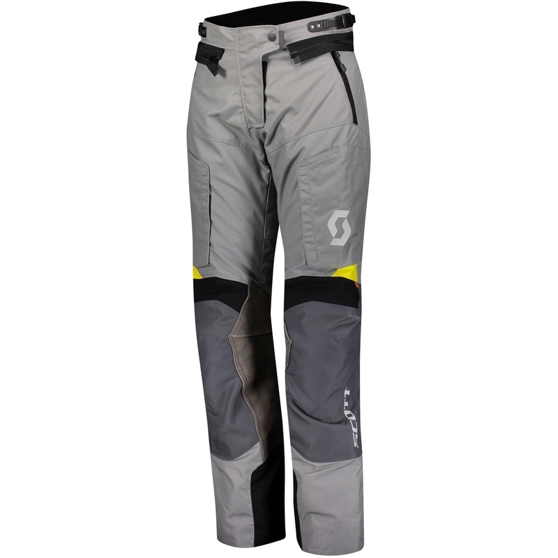 SCOTT Dualraid Dryo Damen Motorradhosen Grau und Gelb Ausverkauf