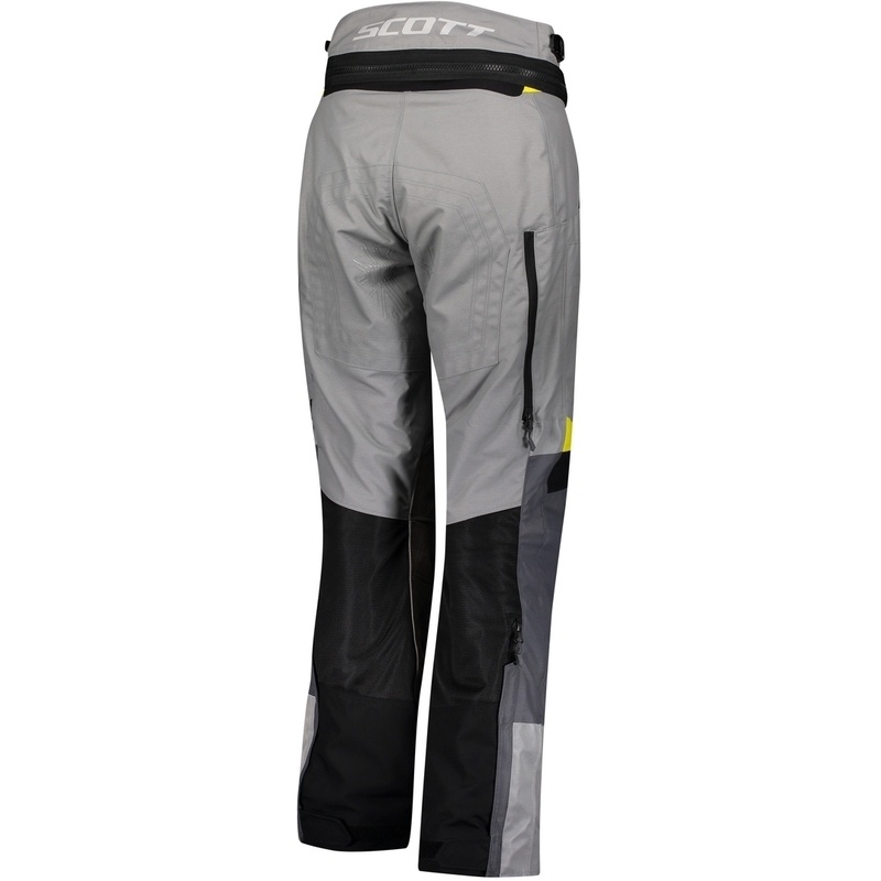 SCOTT Dualraid Dryo Damen Motorradhosen Grau und Gelb Ausverkauf