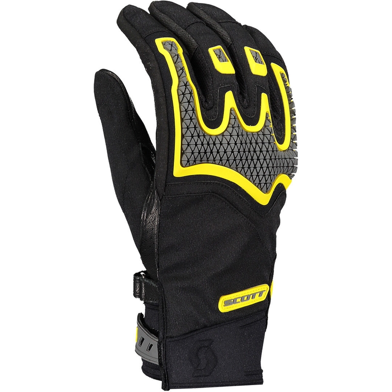 Motorradhandschuhe SCOTT Dualraid schwarz-gelb Ausverkauf