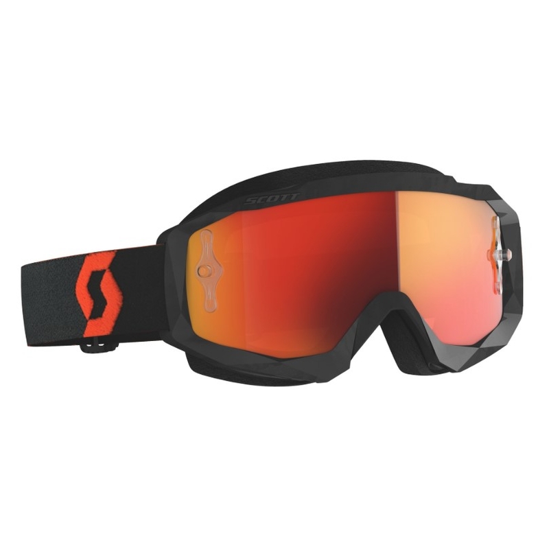 Motocross-Schutzbrille SCOTT Hustle X MX orange-schwarz