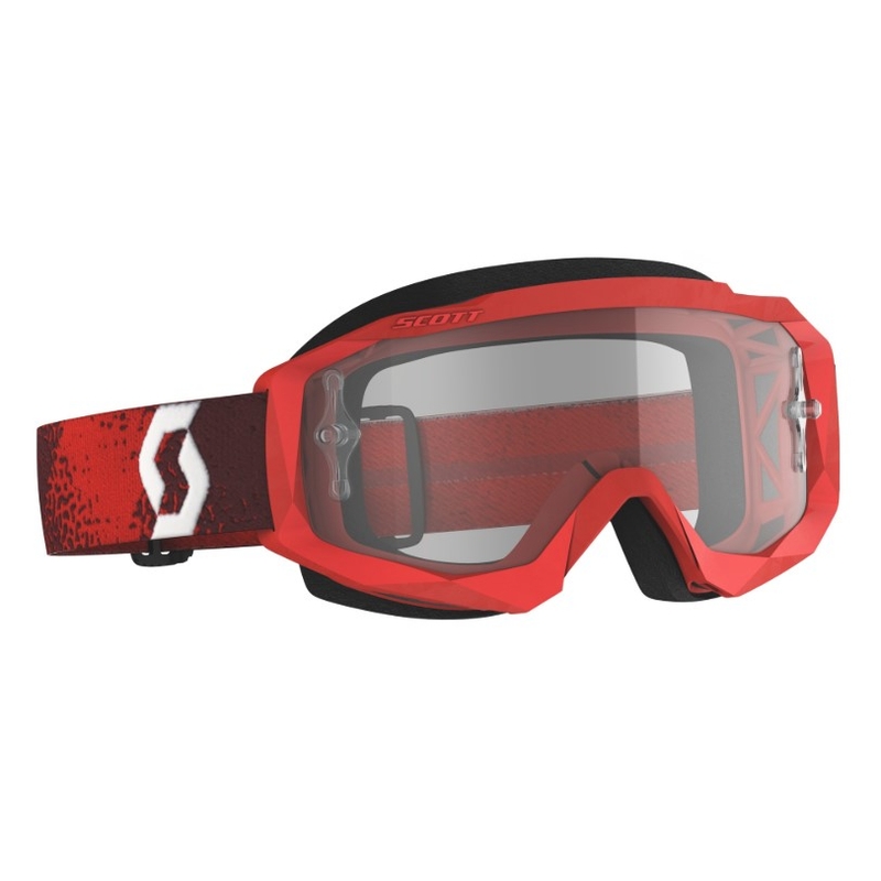 Motocross-Schutzbrille SCOTT Hustle X MX rot
