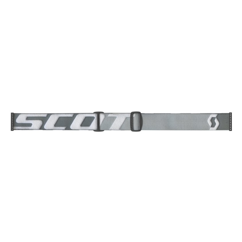 Motocross-Schutzbrille SCOTT Hustle X MX weiß-grau