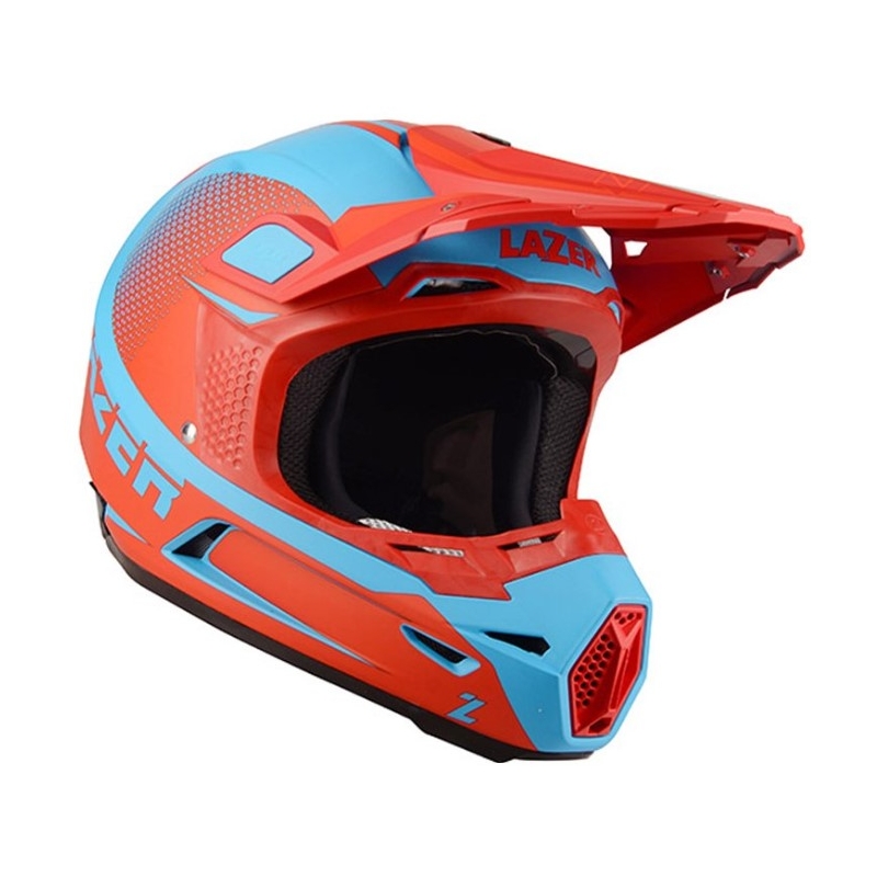 Motocross Helm Lazer X9 Sprocket rot-blau