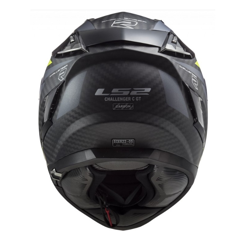 Integral Motorradhelm LS2 FF327 Challenger C Drone Schwarz-Fluo Gelb Ausverkauf