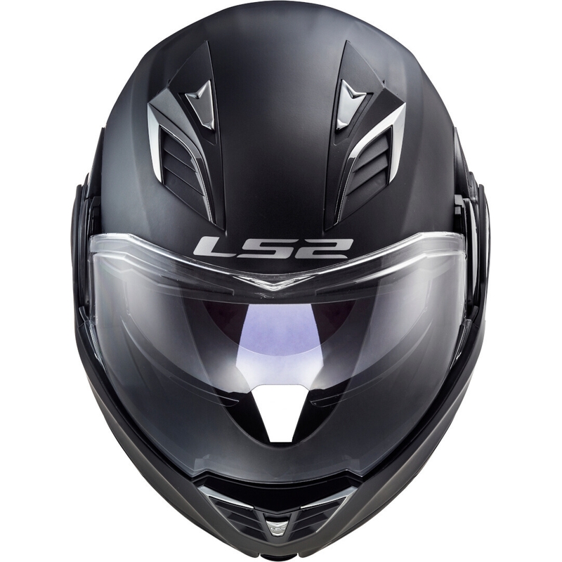 Klappbarer Motorradhelm LS2 FF900 Valiant II Solid Black Matte
