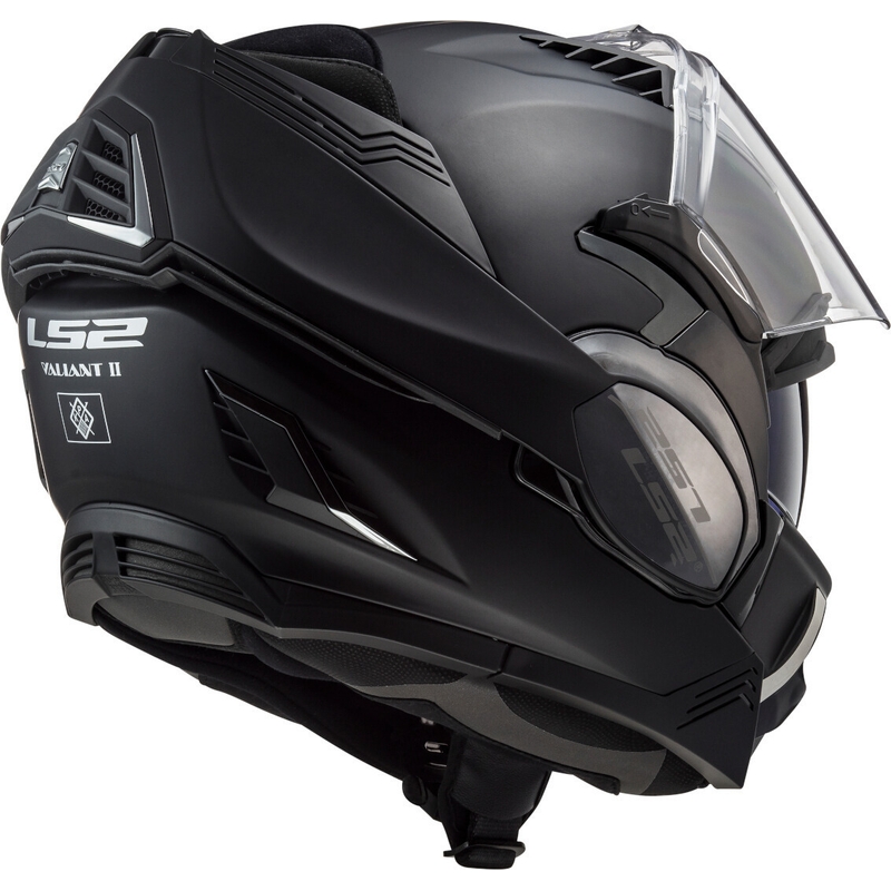 Klappbarer Motorradhelm LS2 FF900 Valiant II Solid Black Matte