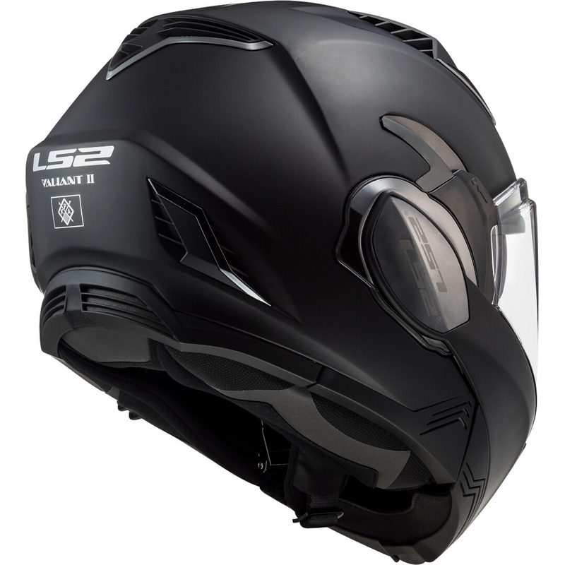 Klappbarer Motorradhelm LS2 FF900 Valiant II Solid Black Matte
