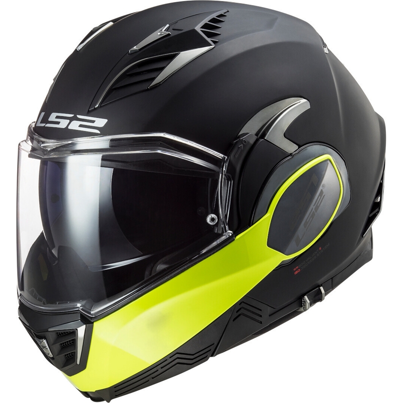LS2 FF900 Valiant II Hammer schwarz-fluo gelb flip-up Motorradhelm Ausverkauf