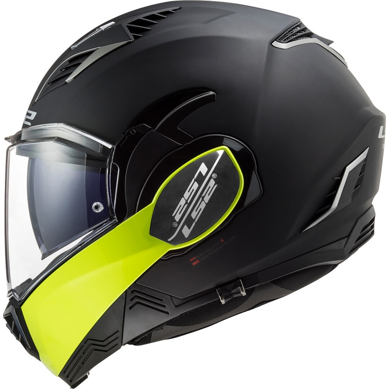 LS2 FF900 Valiant II Hammer schwarz-fluo gelb flip-up Motorradhelm Ausverkauf