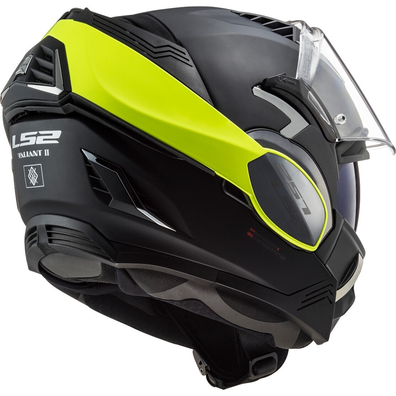 LS2 FF900 Valiant II Hammer schwarz-fluo gelb flip-up Motorradhelm Ausverkauf