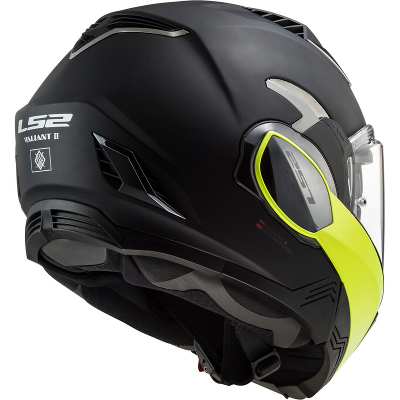 LS2 FF900 Valiant II Hammer schwarz-fluo gelb flip-up Motorradhelm Ausverkauf