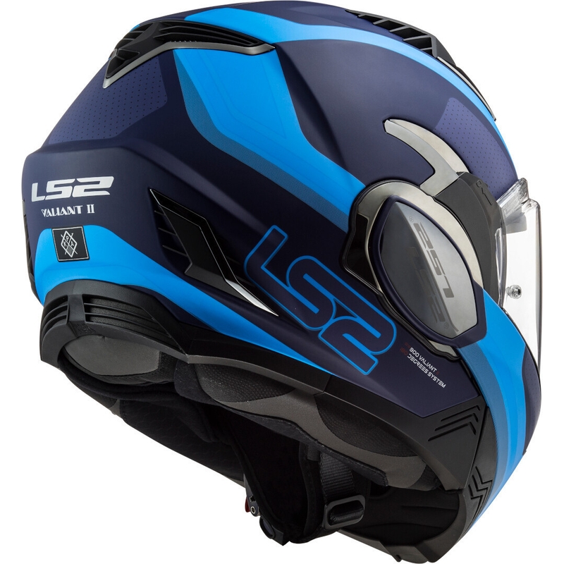 LS2 FF900 Valiant II Orbit blau klappbarer Motorradhelm