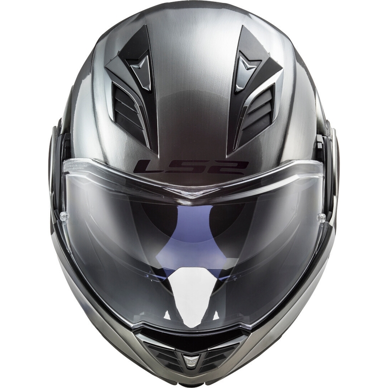 Klappbarer Motorradhelm LS2 FF900 Valiant II Jeans titanium Ausverkauf