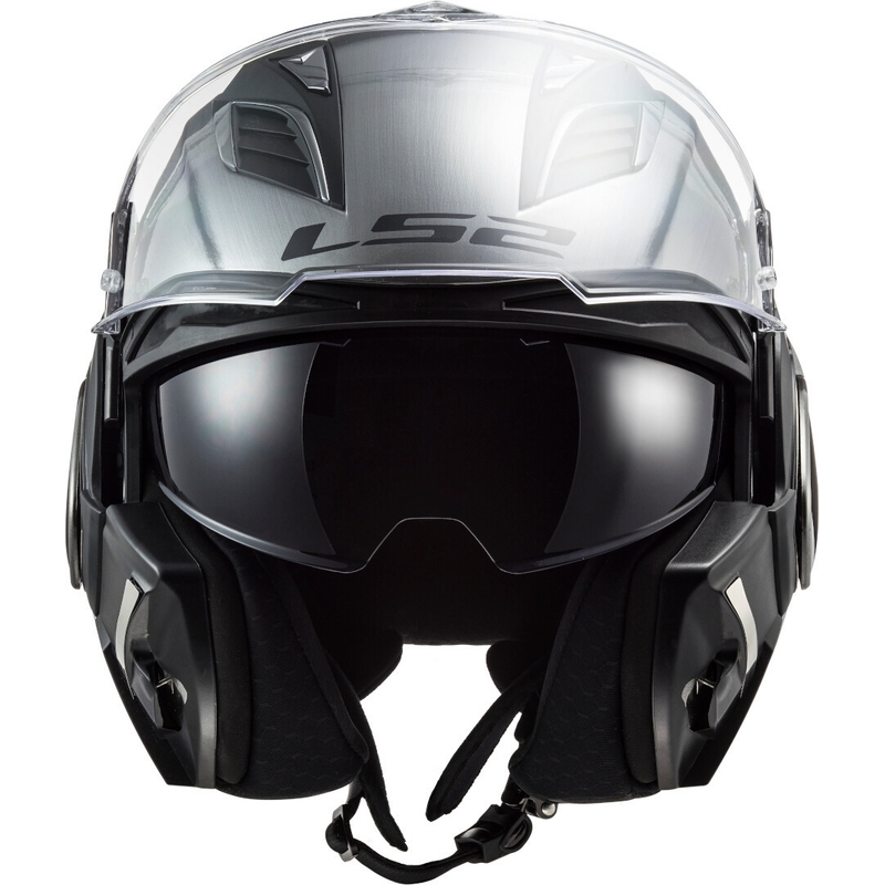 Klappbarer Motorradhelm LS2 FF900 Valiant II Jeans titanium Ausverkauf