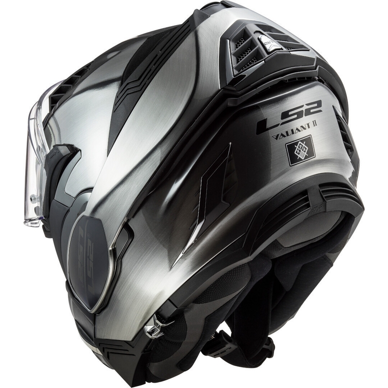 Klappbarer Motorradhelm LS2 FF900 Valiant II Jeans titanium Ausverkauf