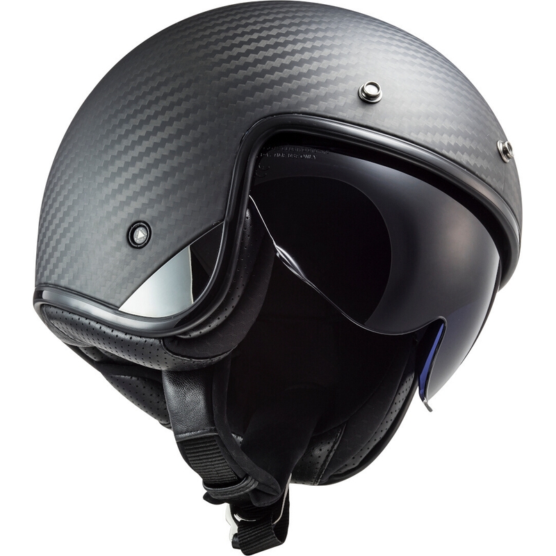 Offener Motorradhelm LS2 OF601 Bob C Carbon