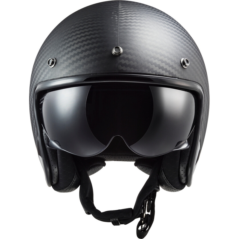 Offener Motorradhelm LS2 OF601 Bob C Carbon