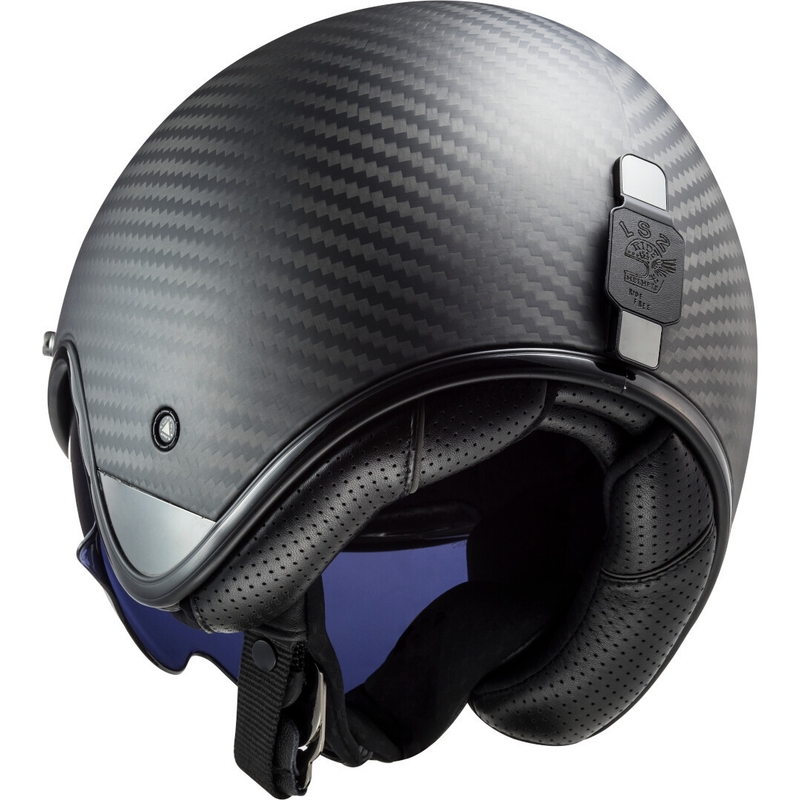 Offener Motorradhelm LS2 OF601 Bob C Carbon
