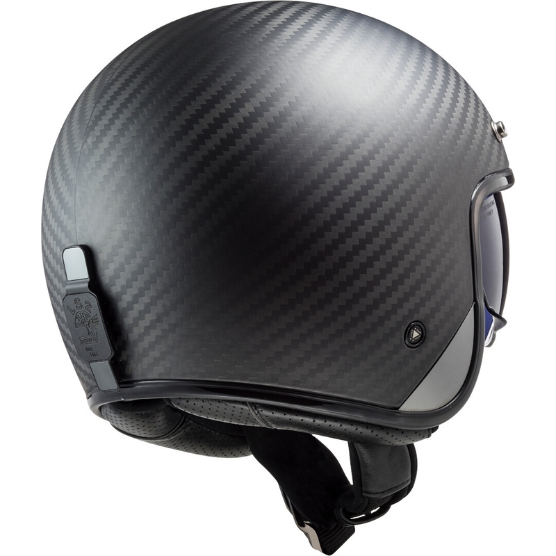 Offener Motorradhelm LS2 OF601 Bob C Carbon