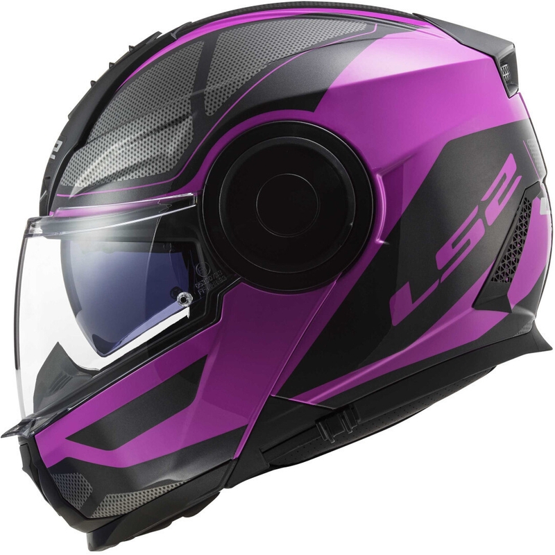 LS2 FF902 Scope Axis Motorradhelm schwarz-violett
