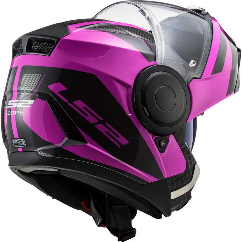 LS2 FF902 Scope Axis Motorradhelm schwarz-violett