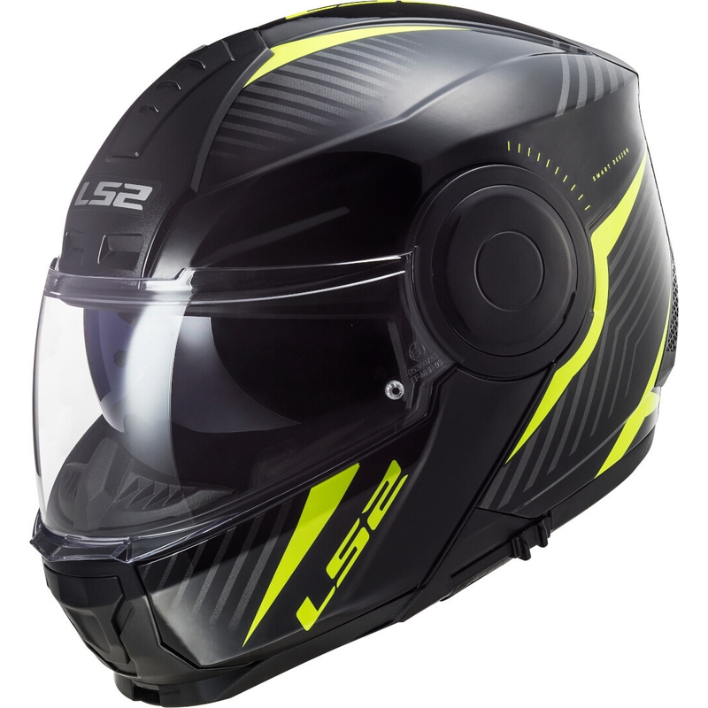 LS2 FF902 Scope Skid schwarz-fluo gelb Motorradhelm