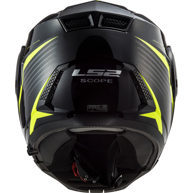 LS2 FF902 Scope Skid schwarz-fluo gelb Motorradhelm