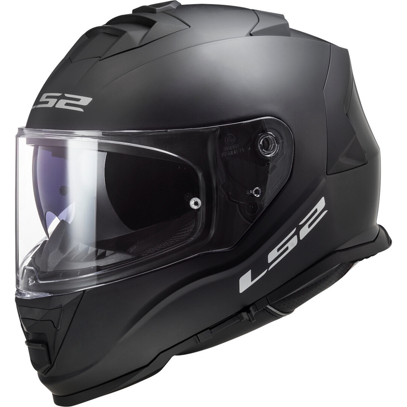 LS2 FF800 Storm Solid Black Matte Integral Motorradhelm