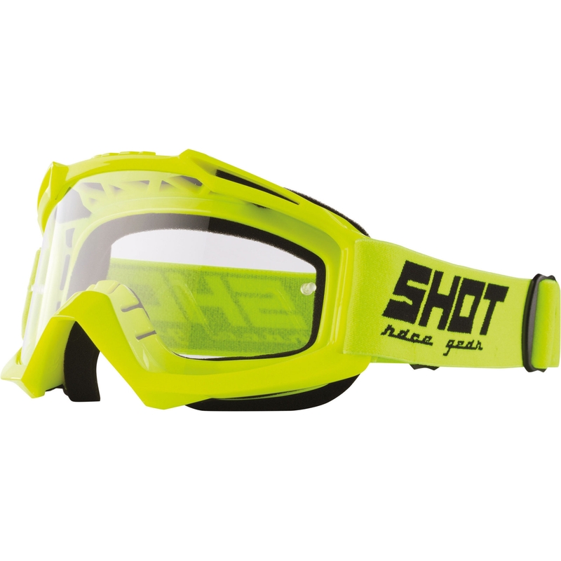 Motocross-Schutzbrille Shot Assault Solid fluo gelb
