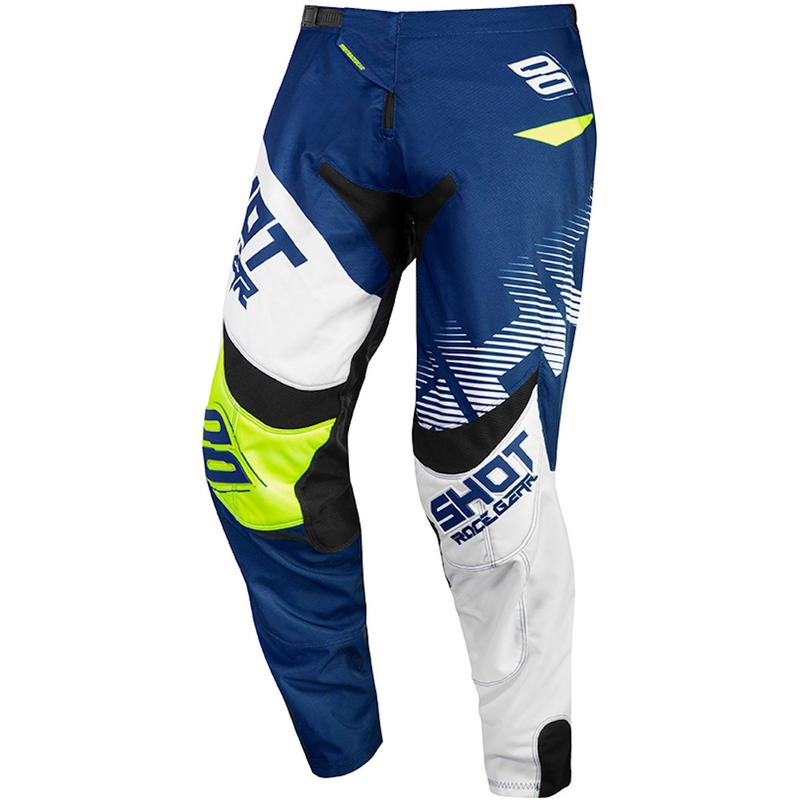 Motocross Hose Shot Contact Trust blau-weiss-fluo gelb Ausverkauf