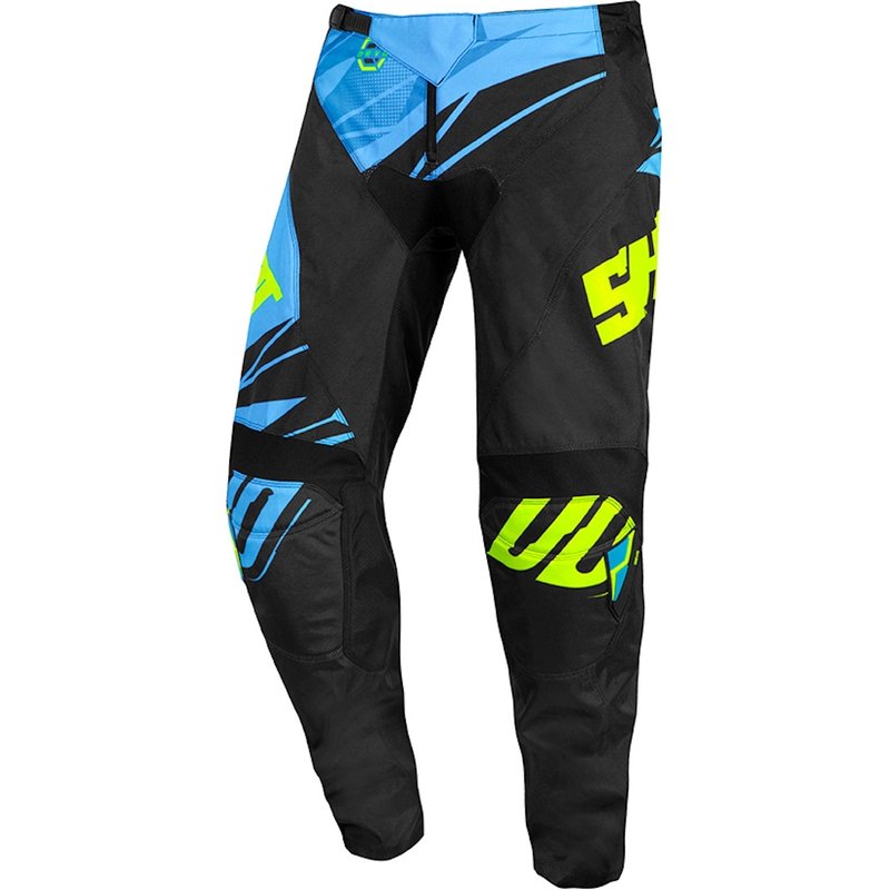 Motocross Hose Shot Devo Ventury blau-schwarz-fluo gelb Ausverkauf