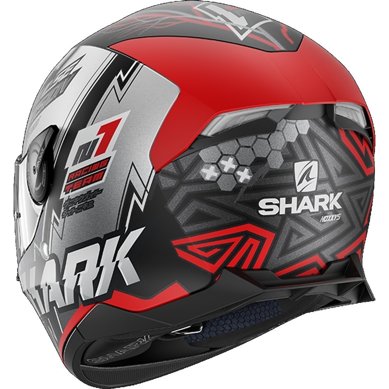 Integralhelm SHARK SKWAL 2.2 Noxxys schwarz-silber-rot