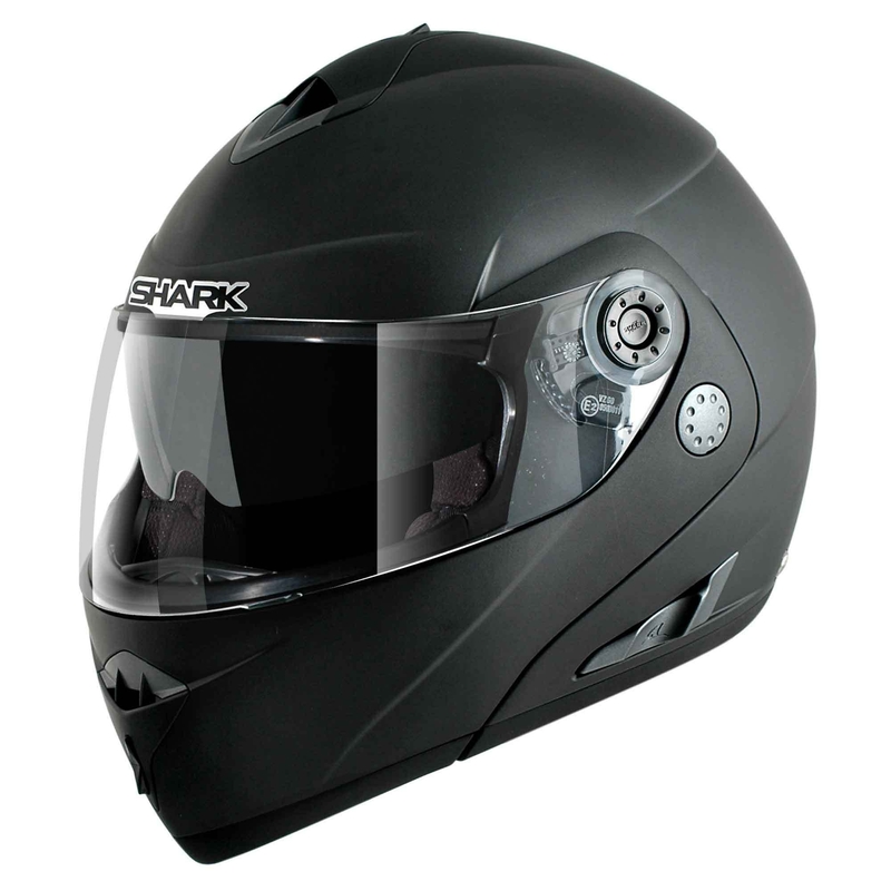 SHARK OpenLine Prime schwarz matt klappbarer Helm Ausverkauf