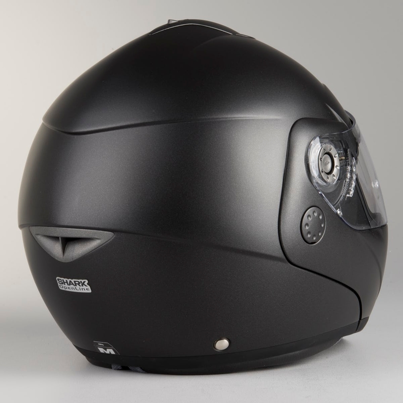 SHARK OpenLine Prime schwarz matt klappbarer Helm Ausverkauf