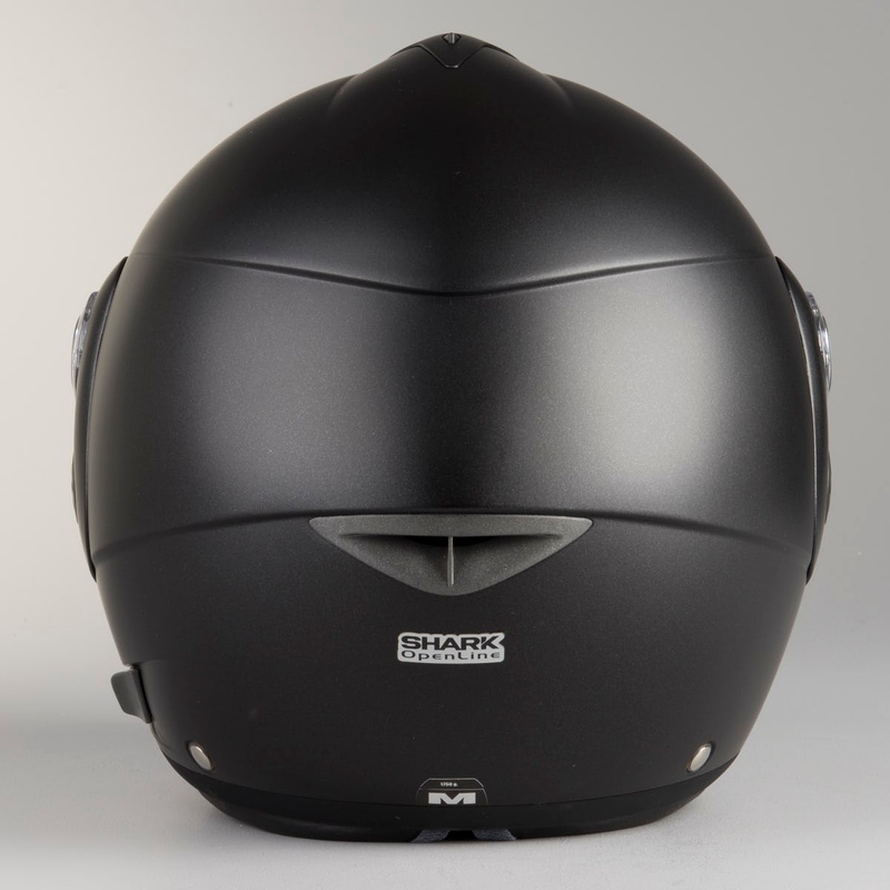 SHARK OpenLine Prime schwarz matt klappbarer Helm Ausverkauf