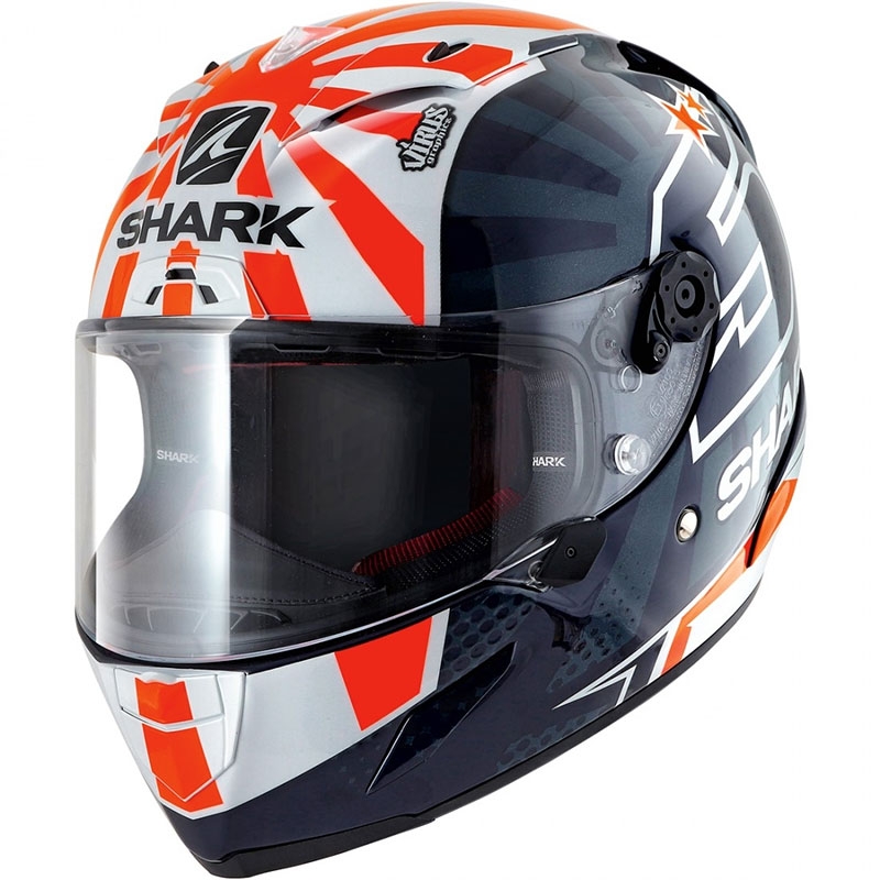 Integralhelm SHARK RACE-R PRO Zarco Replica 2019 blau-weiß-orange Ausverkauf