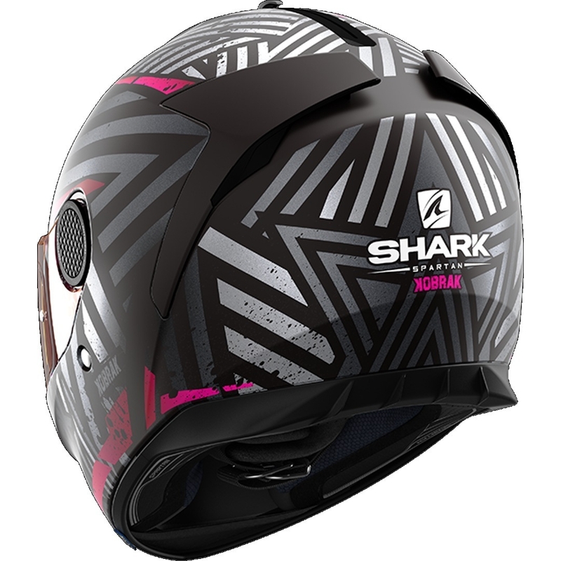 Integralhelm SHARK SPARTAN 1.2 Kobrak schwarz-grau-rosa Ausverkauf