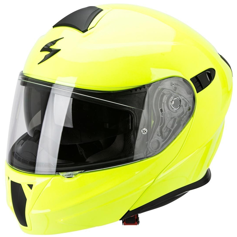 Motorradhelm Scorpion EXO-920 fluo gelb