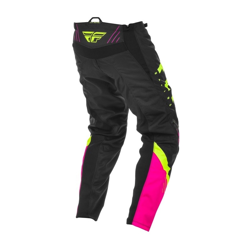 Motocross Hose FLY Racing F-16 2020 rosa-schwarz-fluo gelb