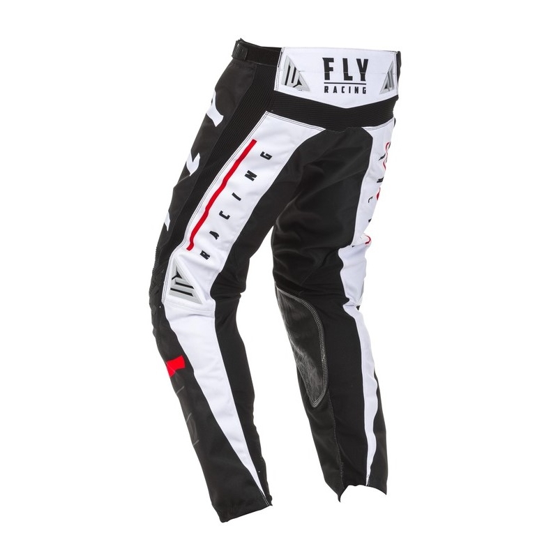 Motocross Hose FLY Racing Kinetic K120 schwarz-weiß-rot