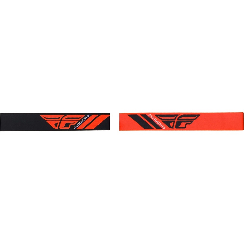 Motocross-Brille FLY Racing Zone 2019 orange-schwarz (orange-verchromtes Plexiglas)