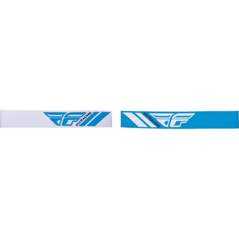Motocrossbrille FLY Racing Zone 2019 blau-weiß (blaues Chromplexi) Ausverkauf