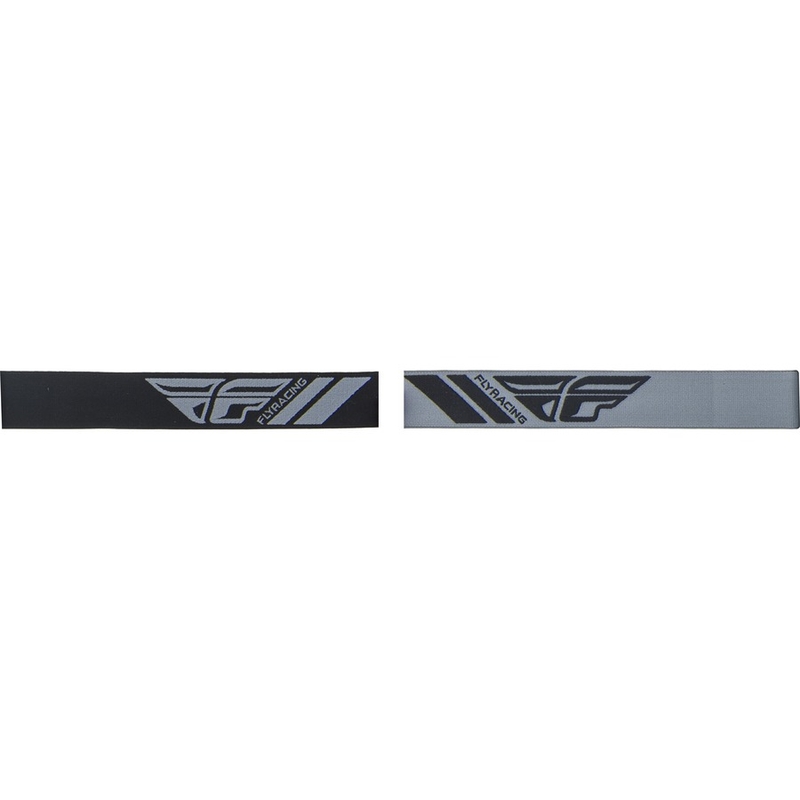 Motocross-Brille FLY Racing Zone 2019 grau-schwarz (Silber-Chrom-Plexi)
