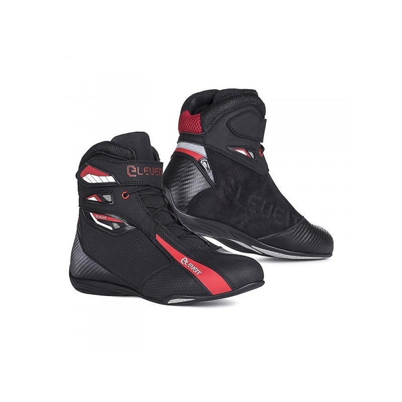Eleveit T SPORT schwarz und rot Motorradstiefel