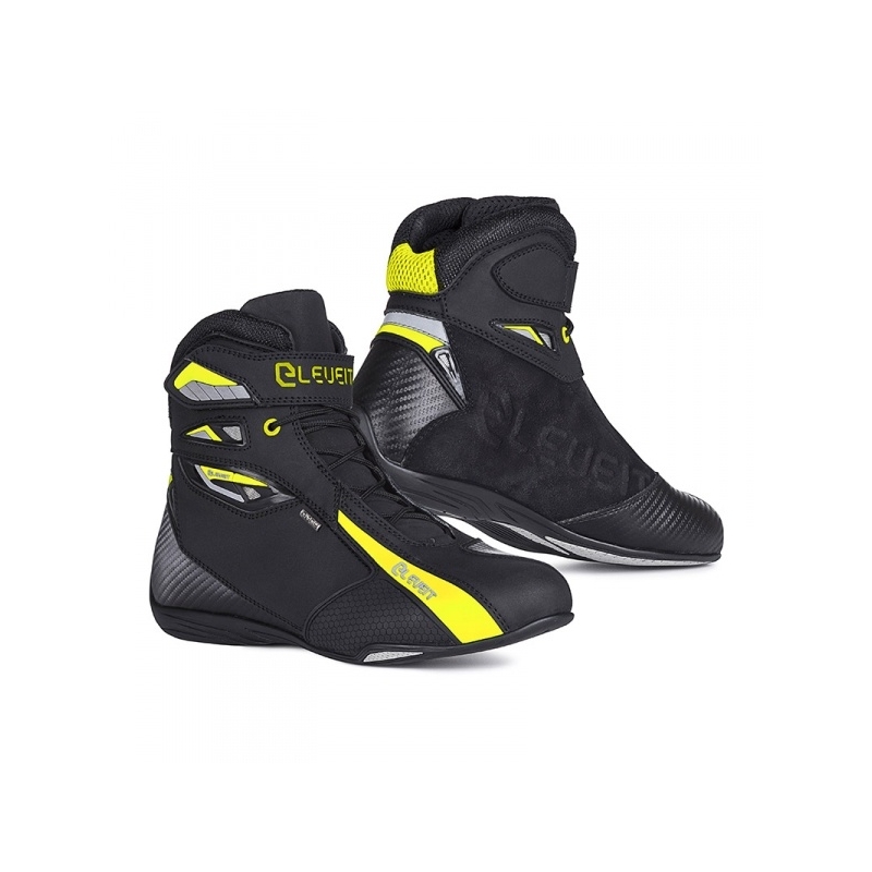 Eleveit T SPORT WP schwarz-gelbe Motorradstiefel